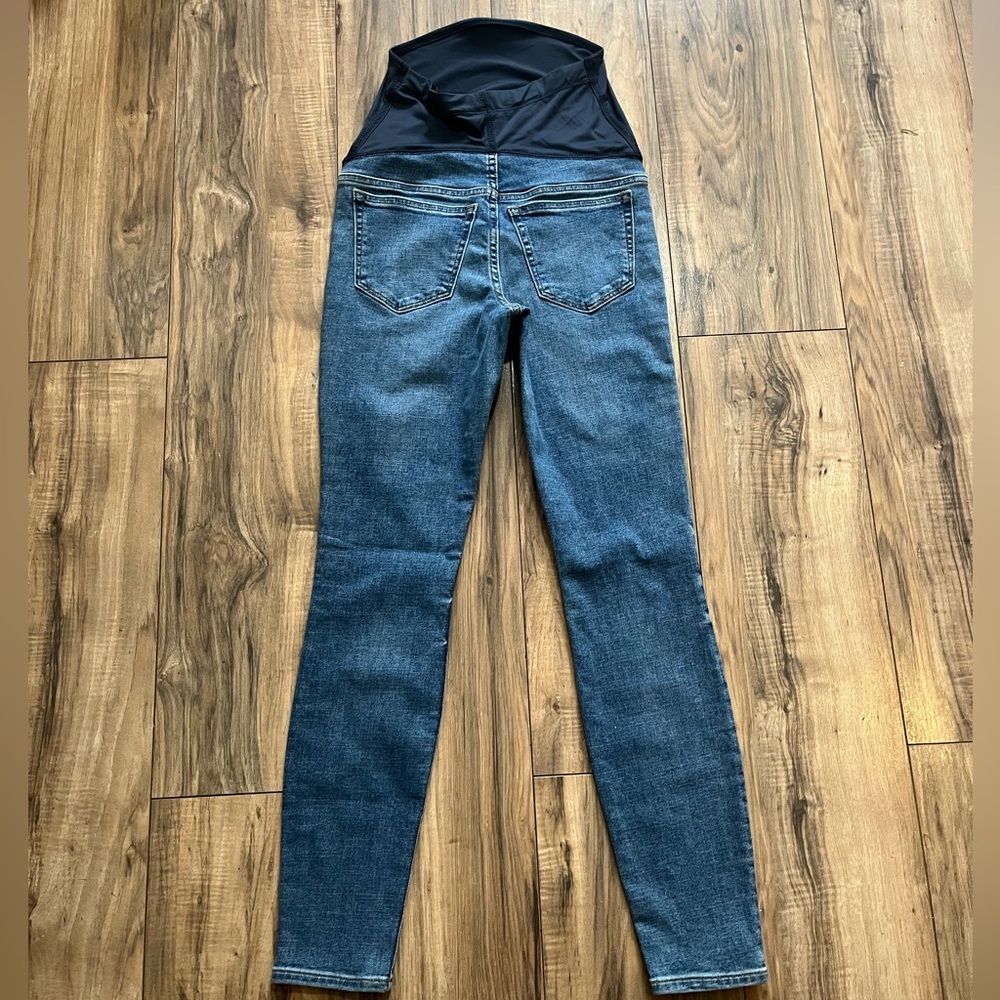 J. Crew Blue Skinny Jeans with Distressed Details - Picture 7 of 14